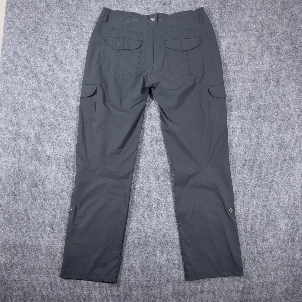 KUHL Splash Roll-Up Cargo Pants Womens 8 REG Gray Hiking Outdoor